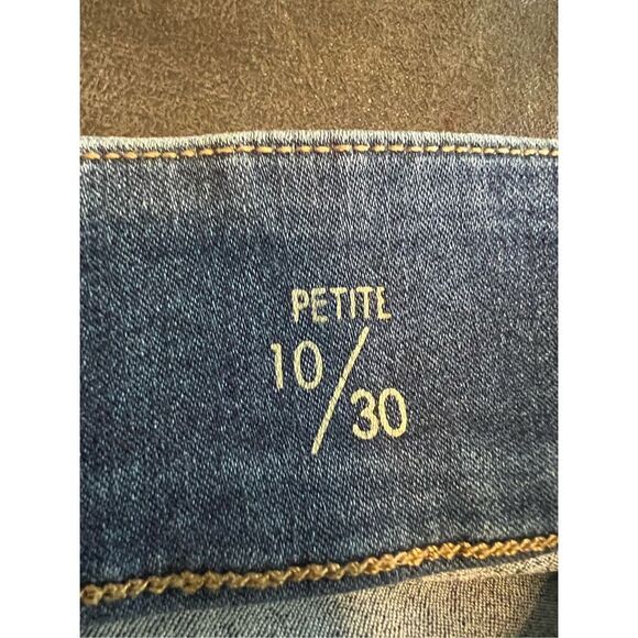 Liverpool Womens Denim Capri Petite Bottoms Size 10 - Picture 4 of 6